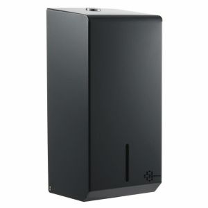 Multi-flat Paper Tissue Dispenser | Grey- Graphite Finish | Lockable - Image1