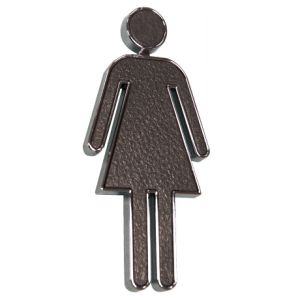 Black & Chrome Ladies Sign - Image1