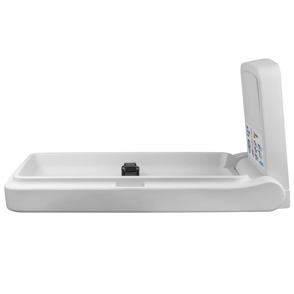 Commercial wall mounted baby changing unit outlet
