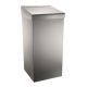 Brushed Stainless 50L Waste Bin | Free Standing Or Wall Mounted  - Image1
