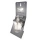 Brushed Stainless Steel Soap Bottle Holder | 500ml Carex Bottle Holder - Image1