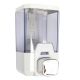 Soap Dispenser | 1 Litre | Chrome & White - Image1