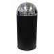 Wilkie 40 Litre Push Flap Bullet Bin | Chrome & Black - Image1
