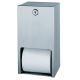 Satin Stainless Steel Double Toilet Roll Holder - Image1