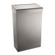 Stainless Waste Bin With Flap Lid | 30 Litre | Free Standing or Wall Mounted  - Image1