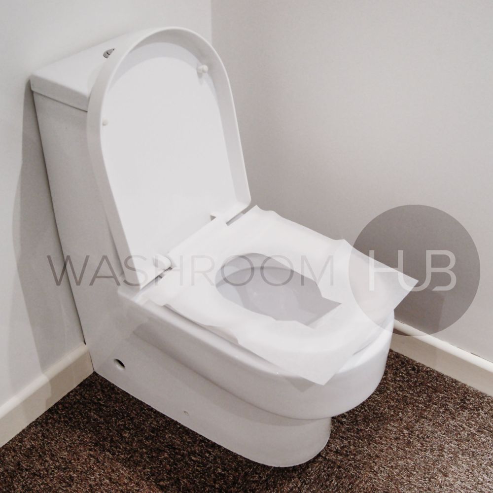 Disposable Paper Toilet Seat Covers Box of 200