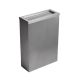 Opal Brushed Stainless Steel Washroom Waste Bin with Flap Lid 30L