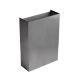 Opal Brushed Stainless Steel Open Top Washroom Waste Bin 30L