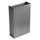 Opal Brushed Stainless Steel Open Top Washroom Waste Bin 50L