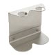Brushed Stainless Steel Twin Bottle Holder | 300ml - Image1