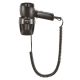 Valera Action Black Wall Mounted Hair Dryer 1.6KW