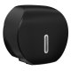 Halo Black ABS Plastic Mini Jumbo Toilet Roll Dispenser