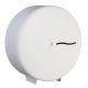 White Steel Jumbo Toilet Roll Dispenser