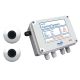 DVS UC07-011 | Urinal control system 2 station kit Infrared sensors with 50mm bezel - Image1