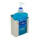 Brushed Stainless Steel Soap Bottle Holder | 500ml Carex Bottle Holder - Image1
