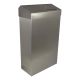 Brushed Stainless Steel Sanitary Bin with Chute Lid 30L