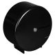 Black Gloss Metal Jumbo Toilet Roll Dispenser