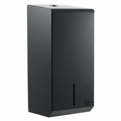 Multi-flat Paper Tissue Dispenser | Grey- Graphite Finish | Lockable - Image1