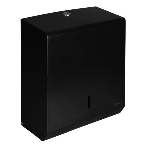 Black Steel Paper Towel Dispenser