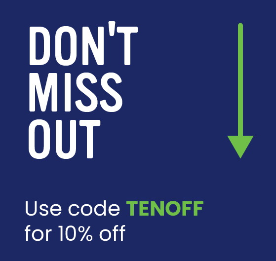 10% off with code tenoff