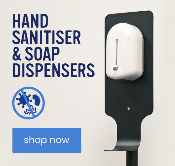 soap and hand sanitiser dispensers